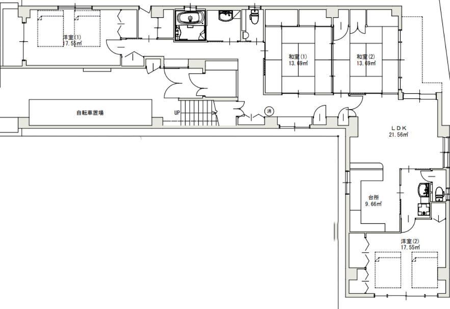 Guest House Flora Otemachi/フローラ大手町 Hiroshima Eksteriør billede